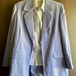 Blazer + Button Up Shirt Set